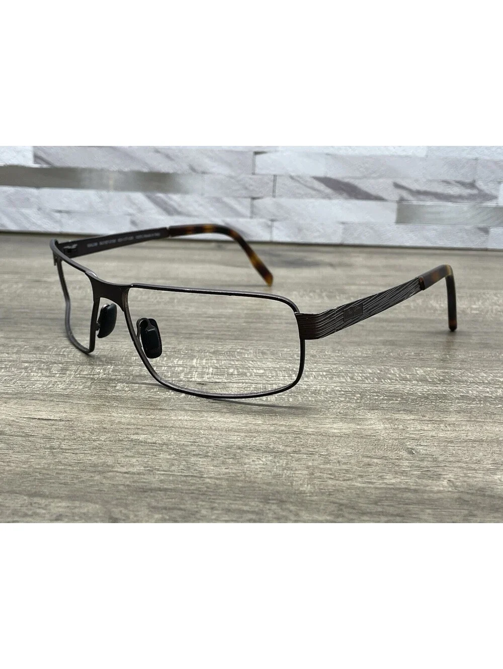 Maui Jim MJ-187-01M Castaway Men's 63[]17-130 Large Brown Sunglasses FRAME ONLY